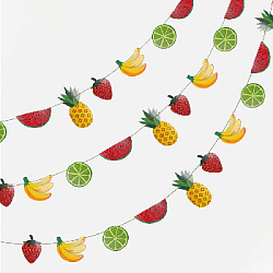 Гирлянда на веревке Фрукты 2,5 м